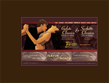 Tablet Screenshot of cafeclassicofoods.com